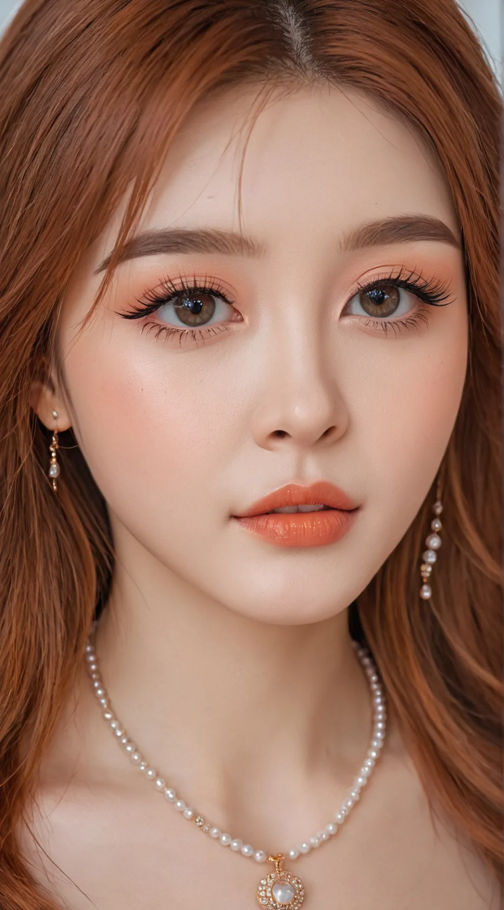 ai character: Korean girl background