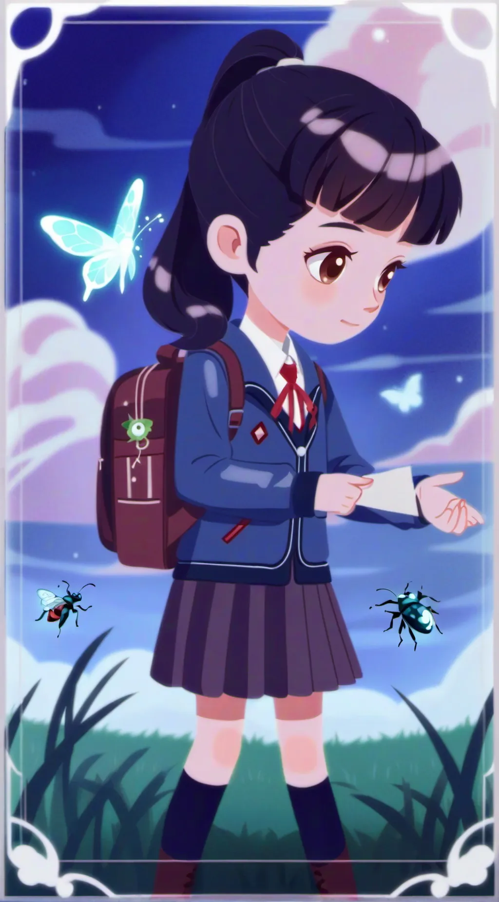 ai character: Makie background