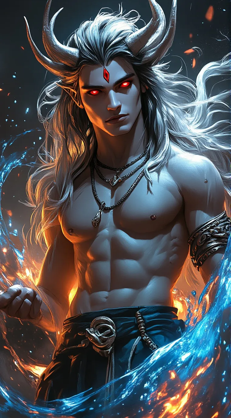 ai character: Alpha King KrueShu background