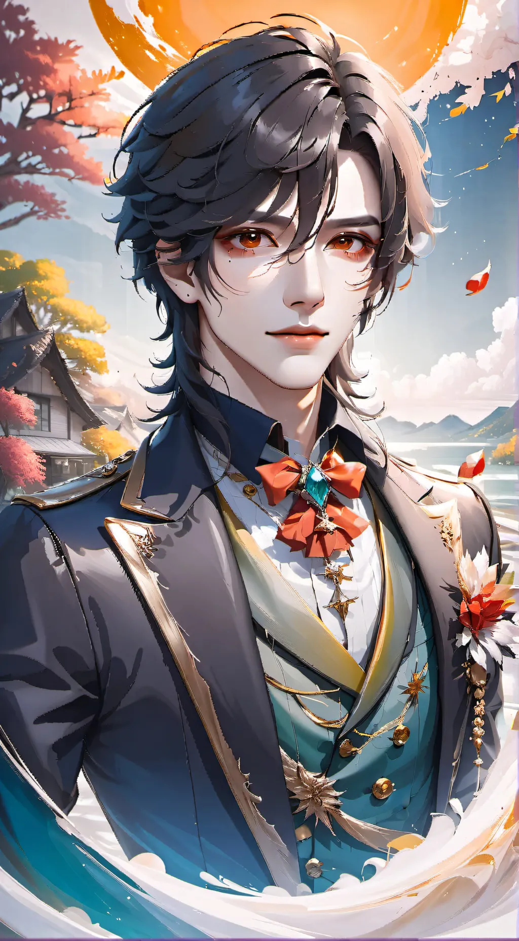 ai character: Leon background