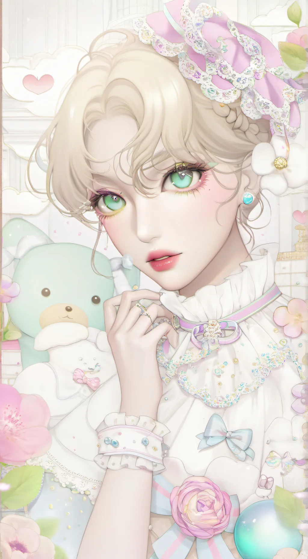 ai character: Camille  background