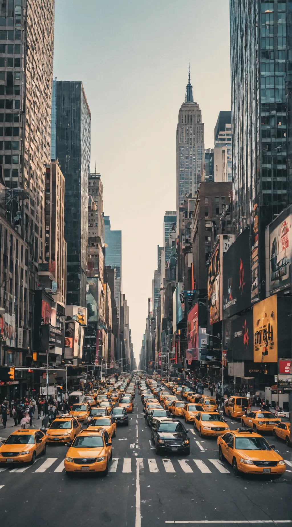 ai character: war of Manhattan background