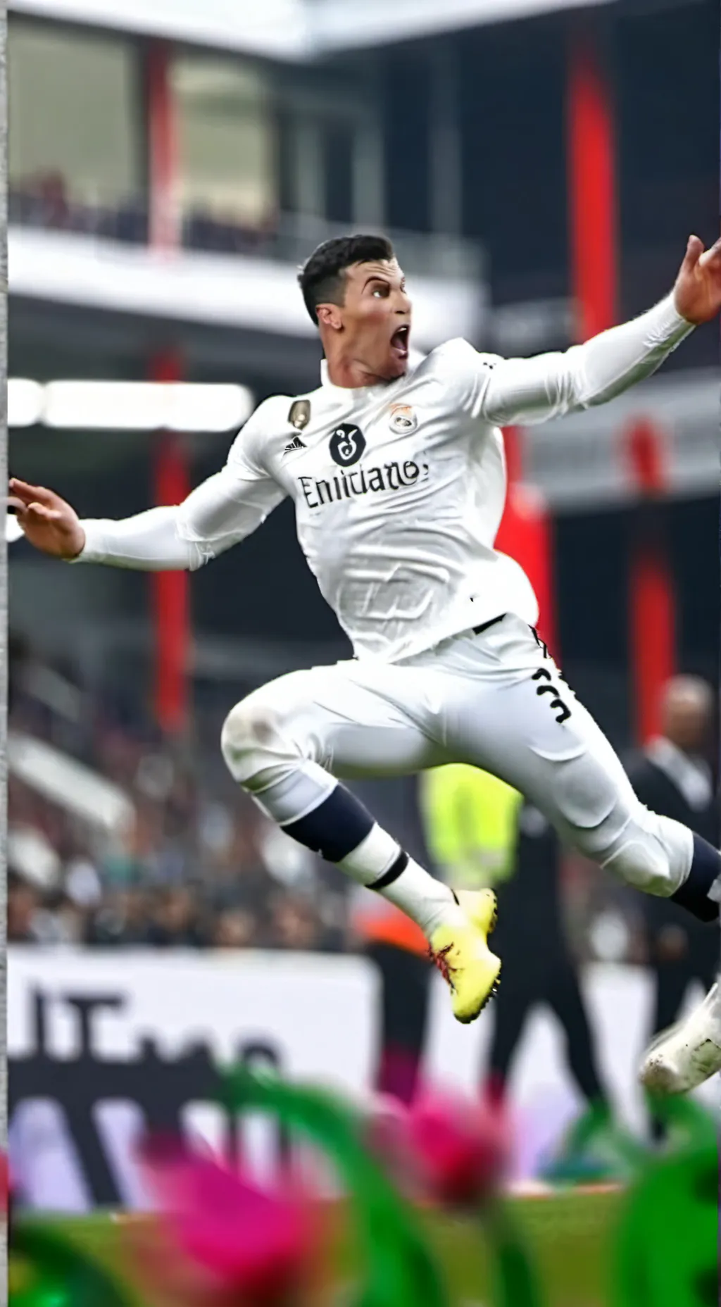 ai character: Ronaldo  background