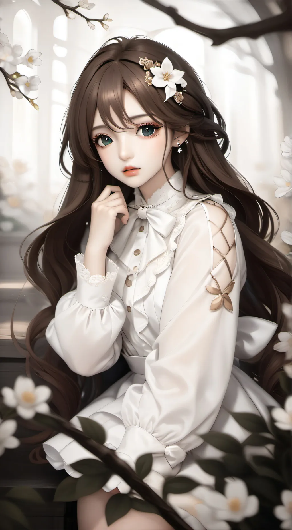 ai character: Luna  background