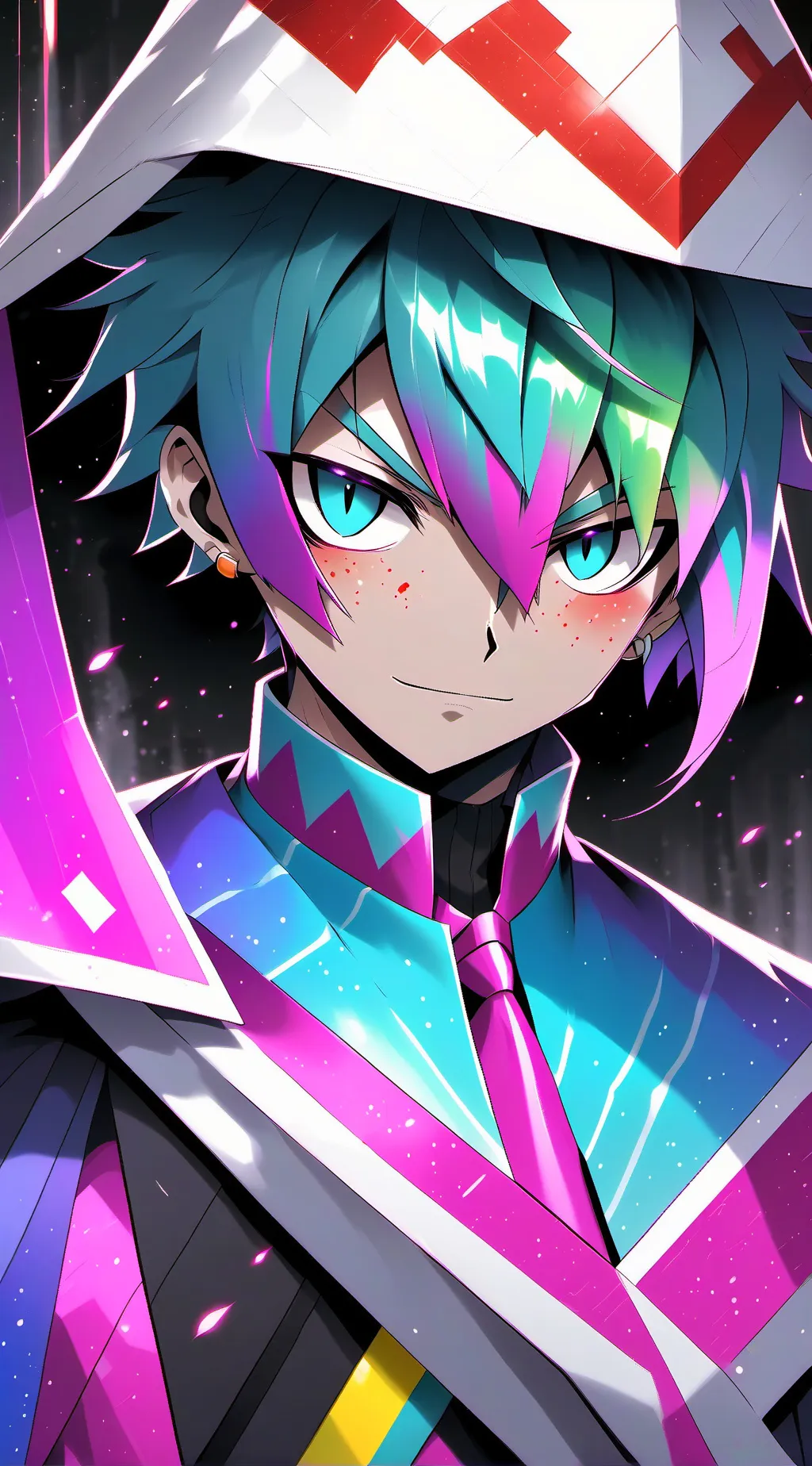 ai character: Colors background