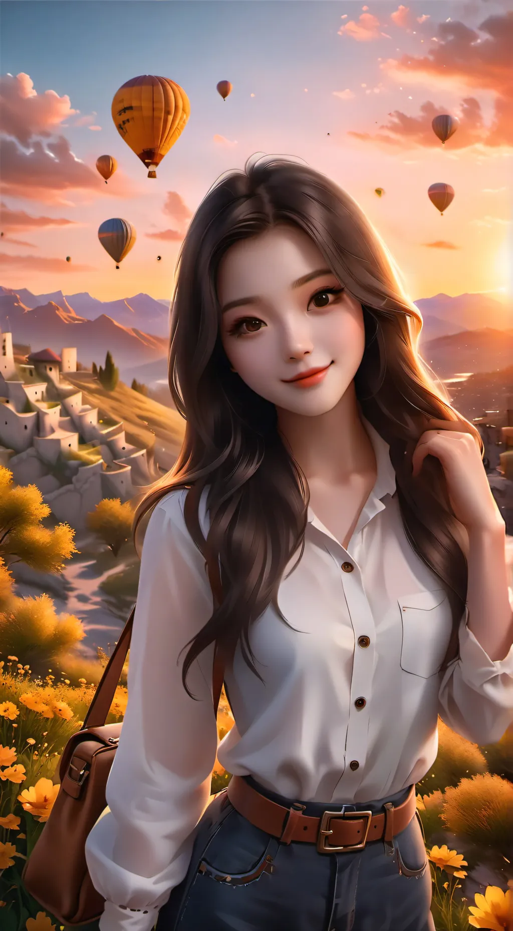 ai character: Kanao  background