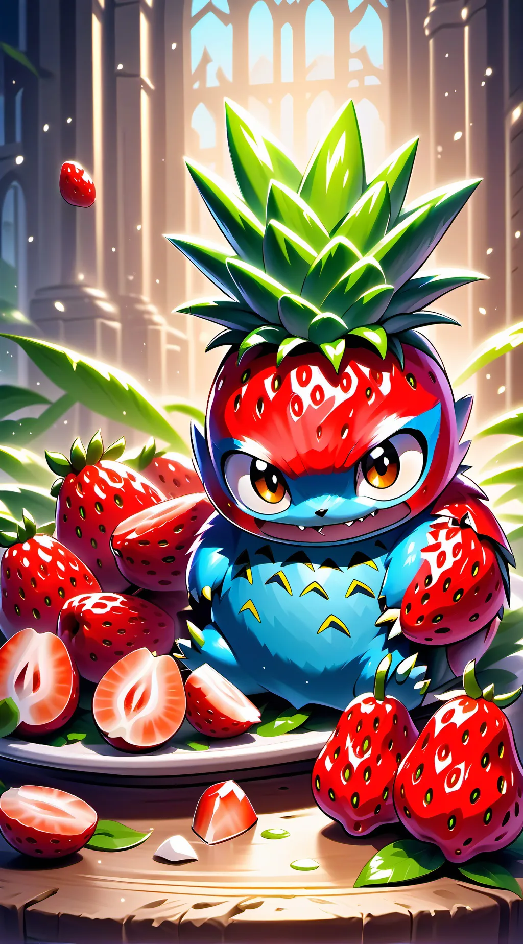 ai character: FRESITUNITI POKEMO background
