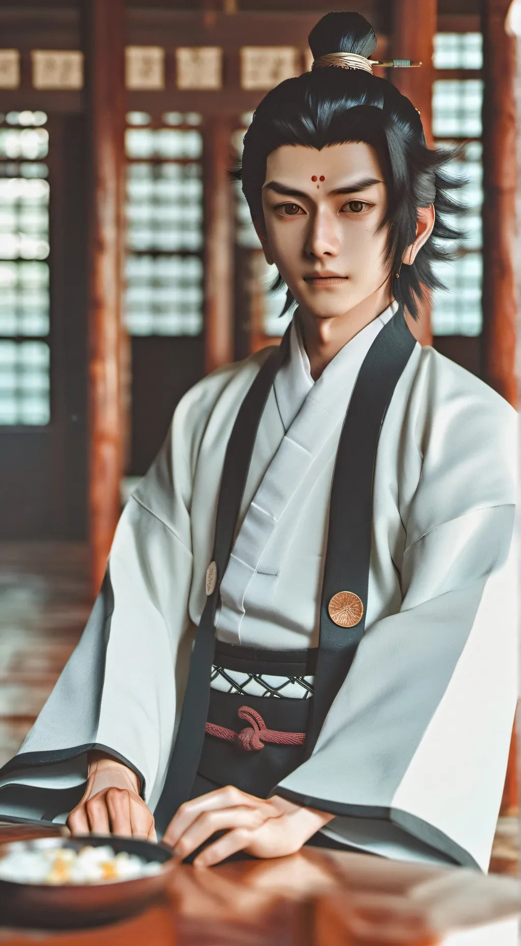 ai character: Japanese group  background