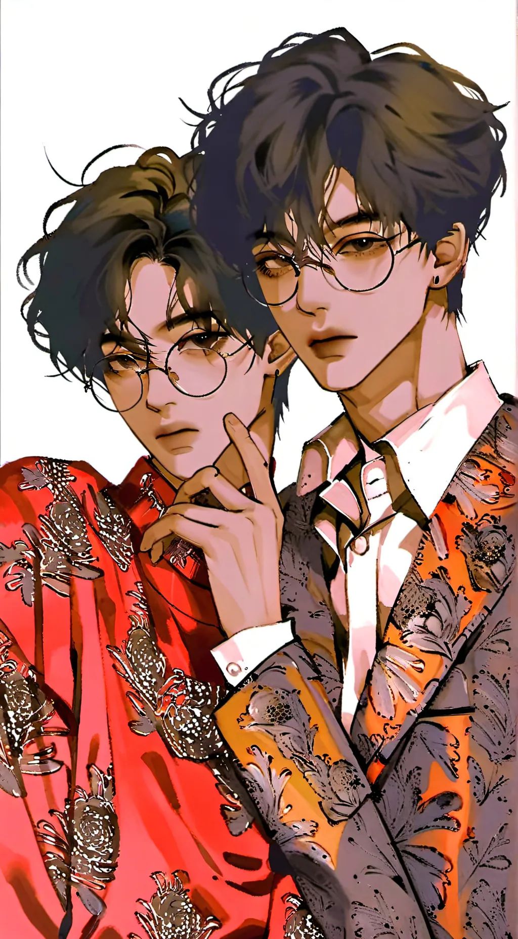 ai character: Loe and Alex background