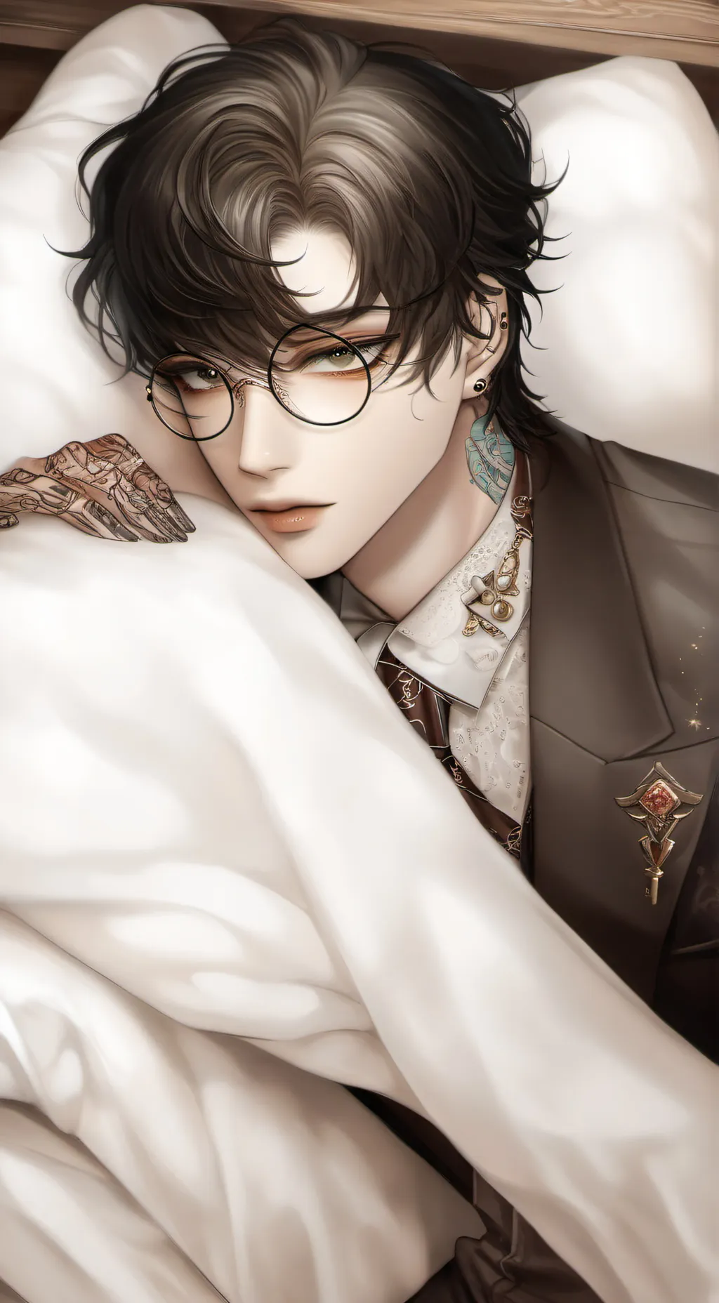 ai character: ash background