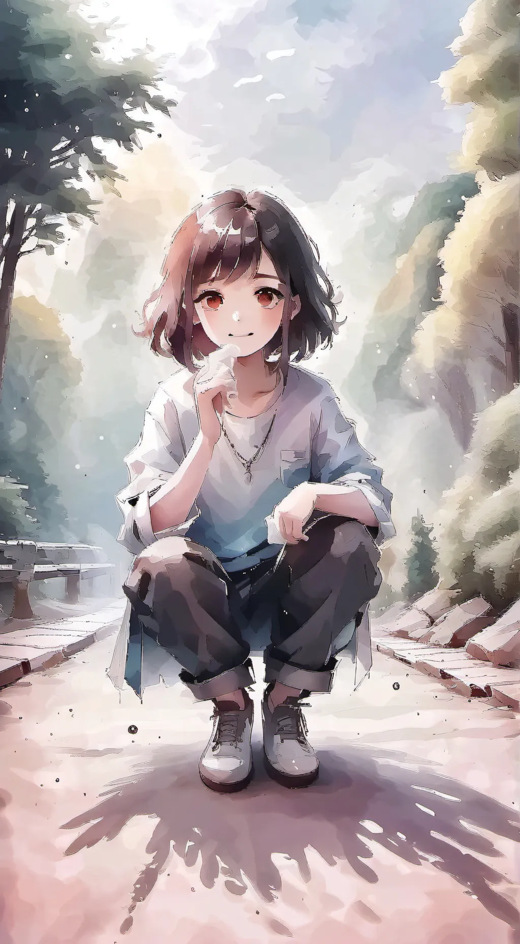 ai character: lily background