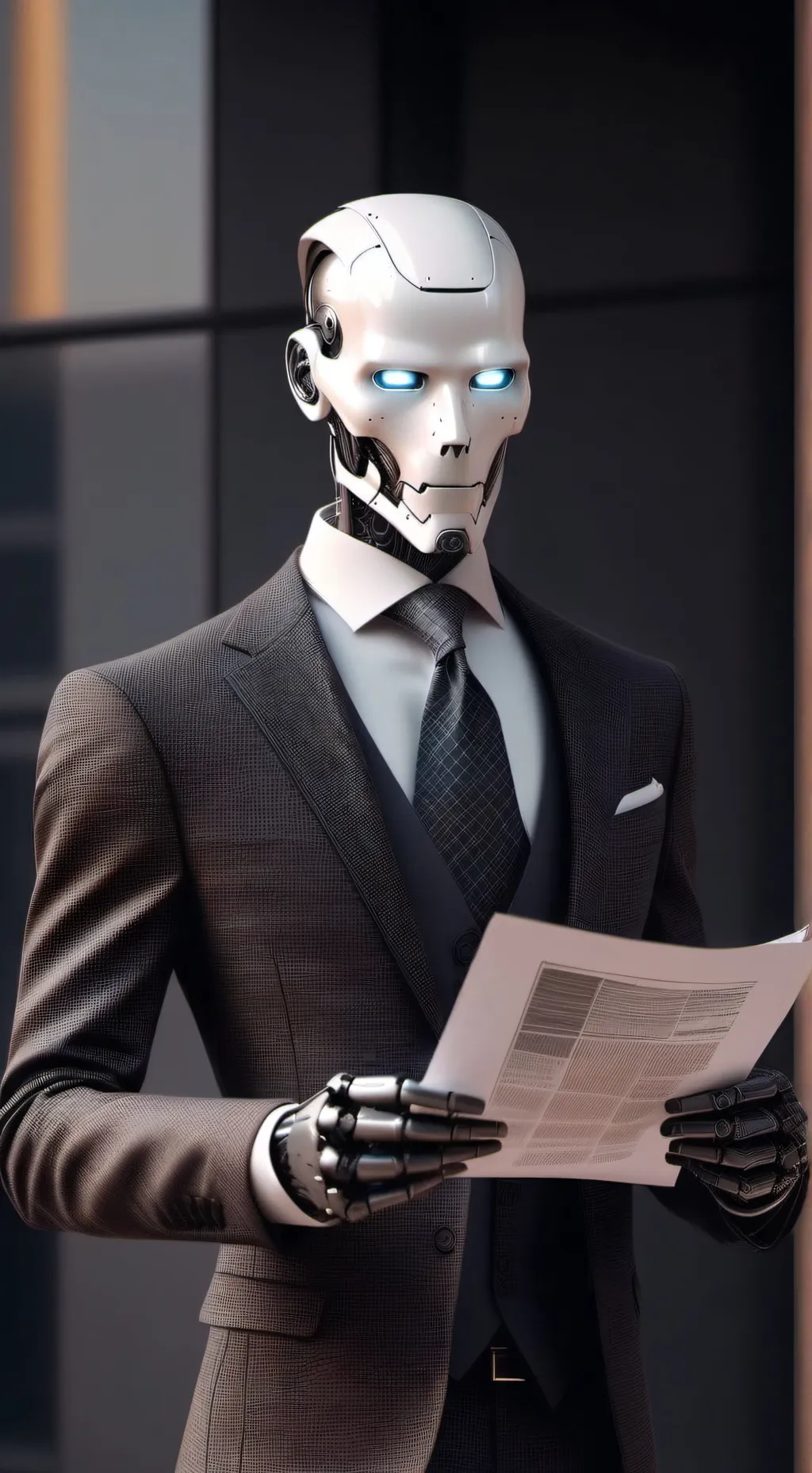 ai character: Android 47 background