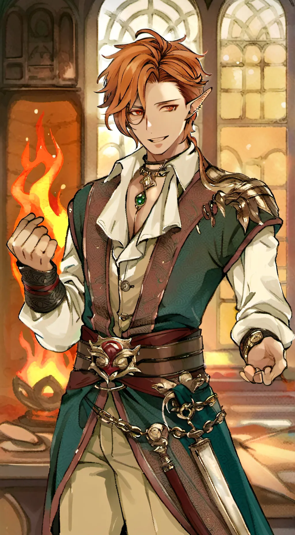 ai character: Anthony  background