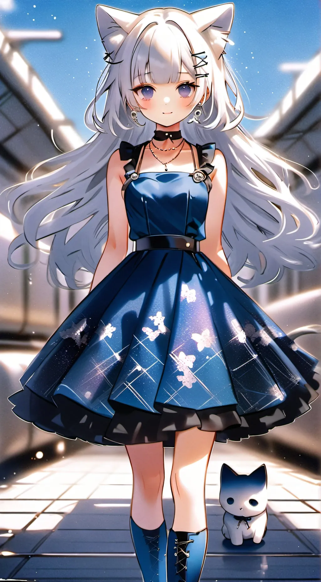 ai character: kitty background
