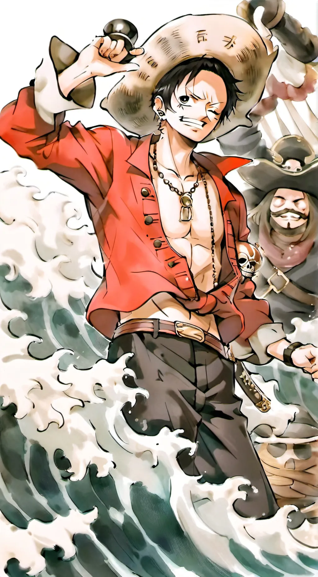 ai character: one piece reveng background