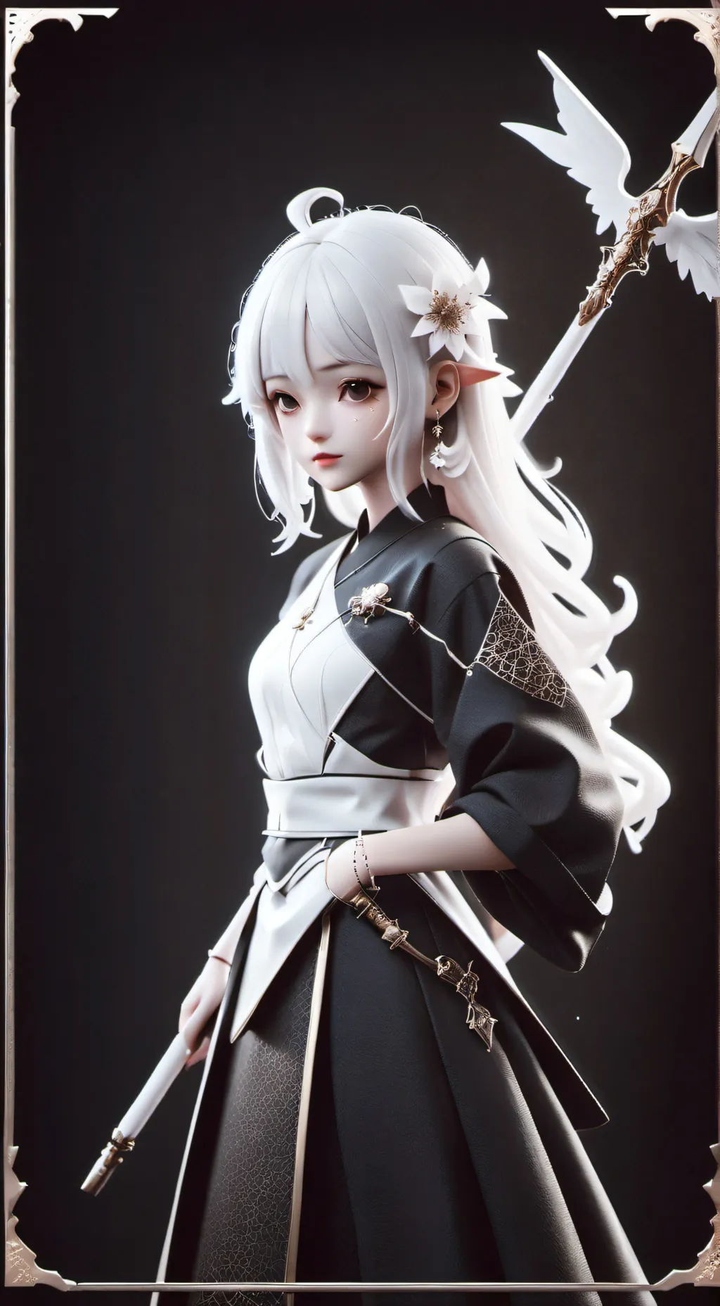 ai character: Blessing  background
