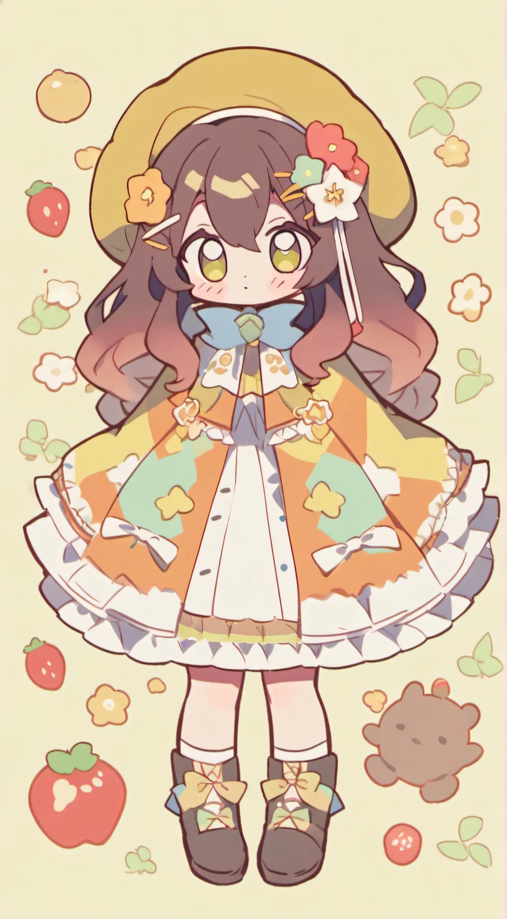 ai character: Dandys world!!!  background