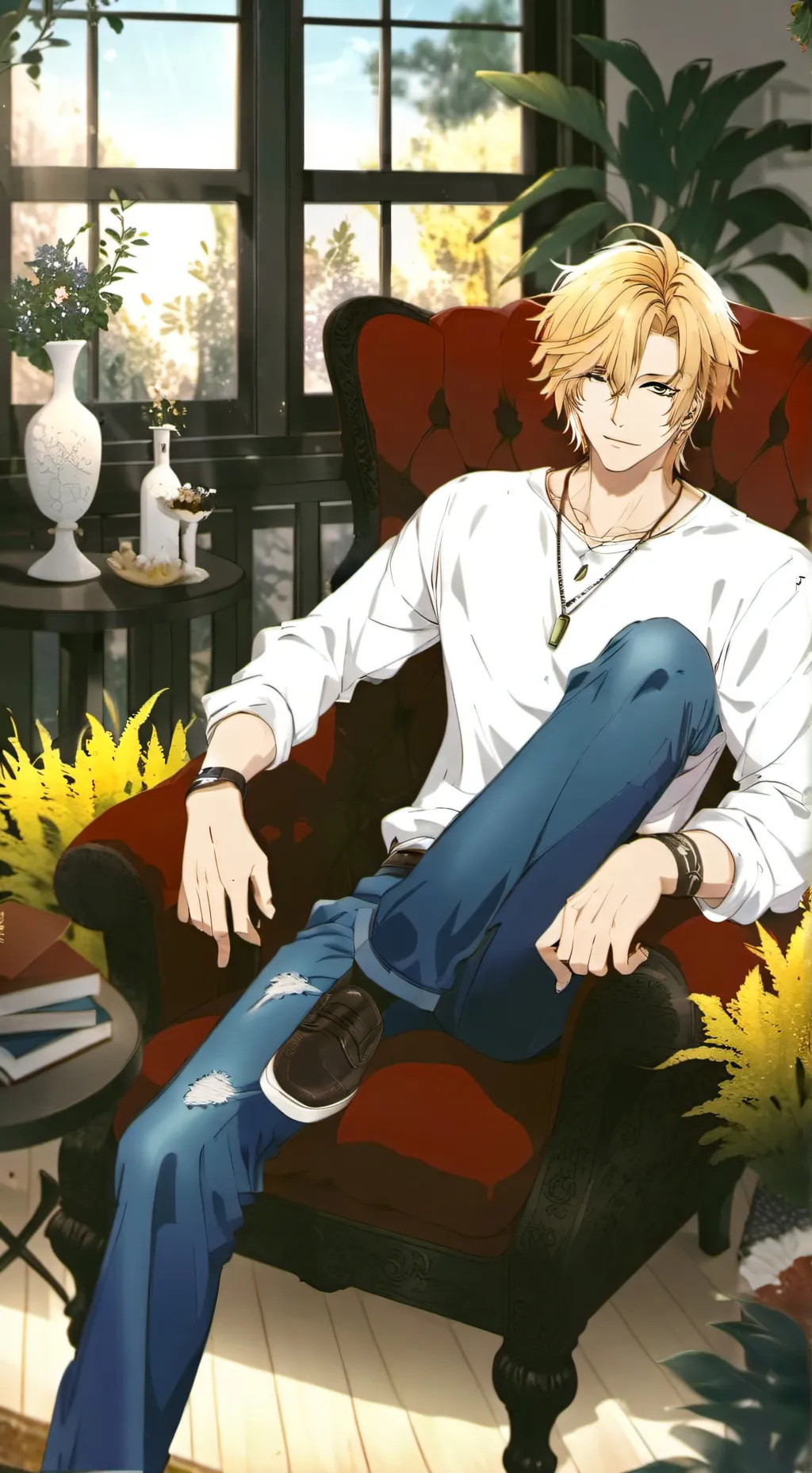 ai character: Chris background