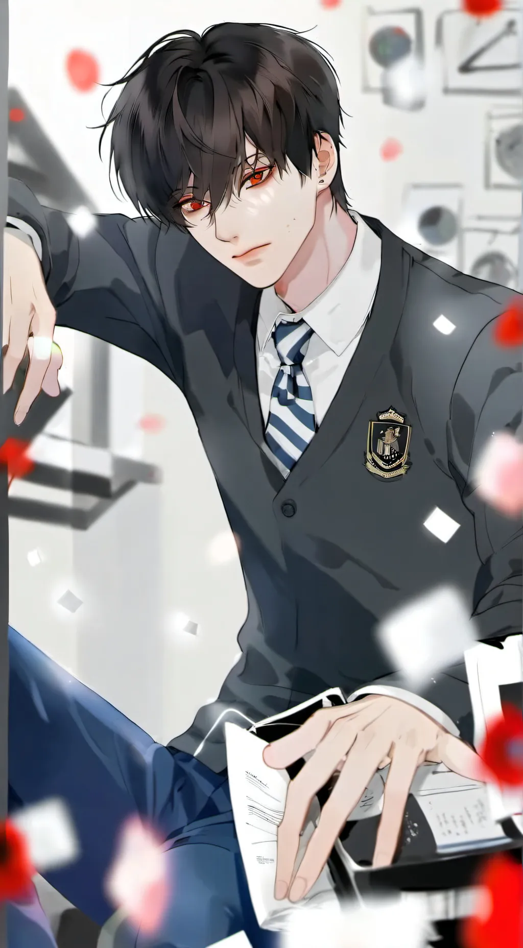 ai character: Shawn~ background