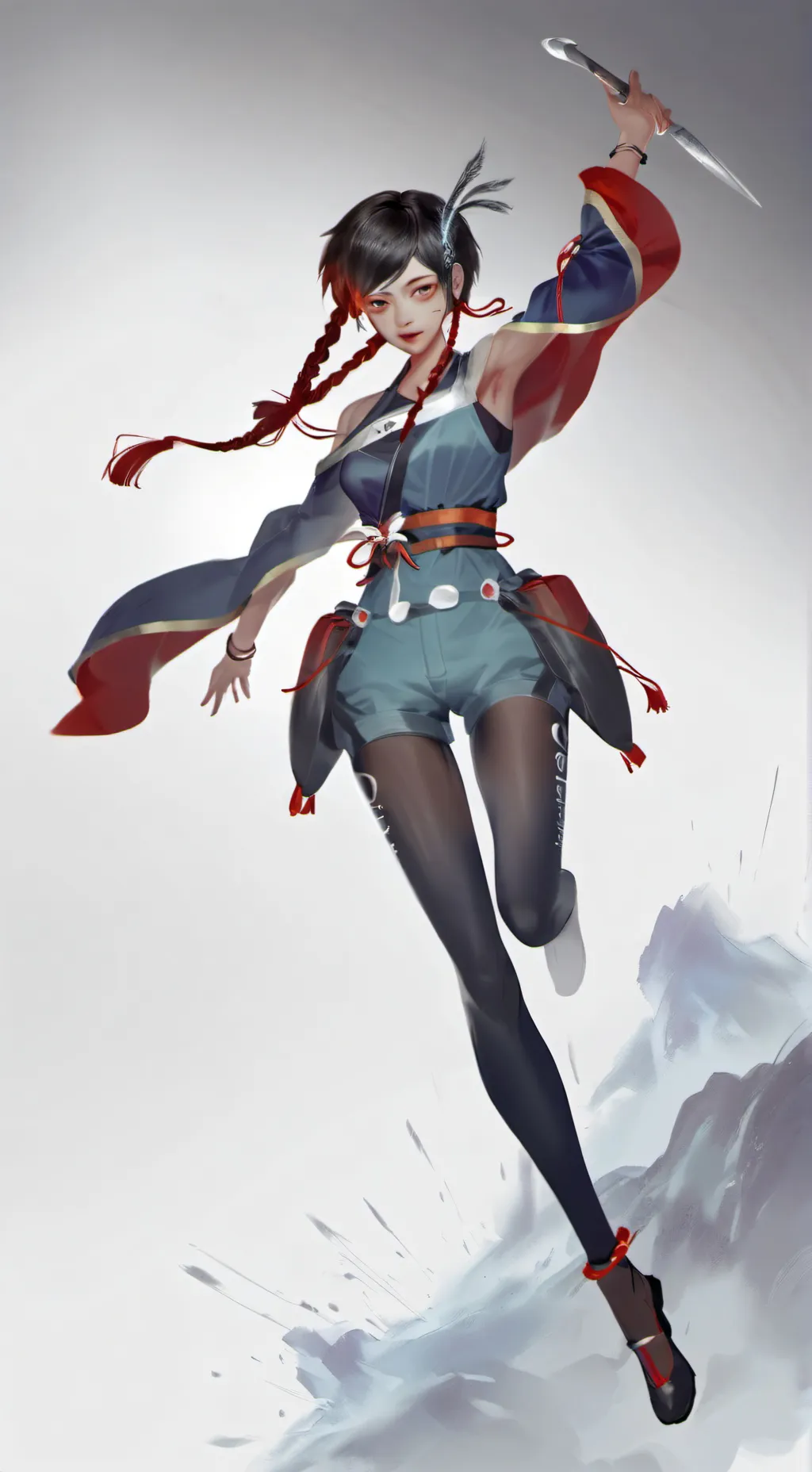 ai character: Sprunki Doors retr background