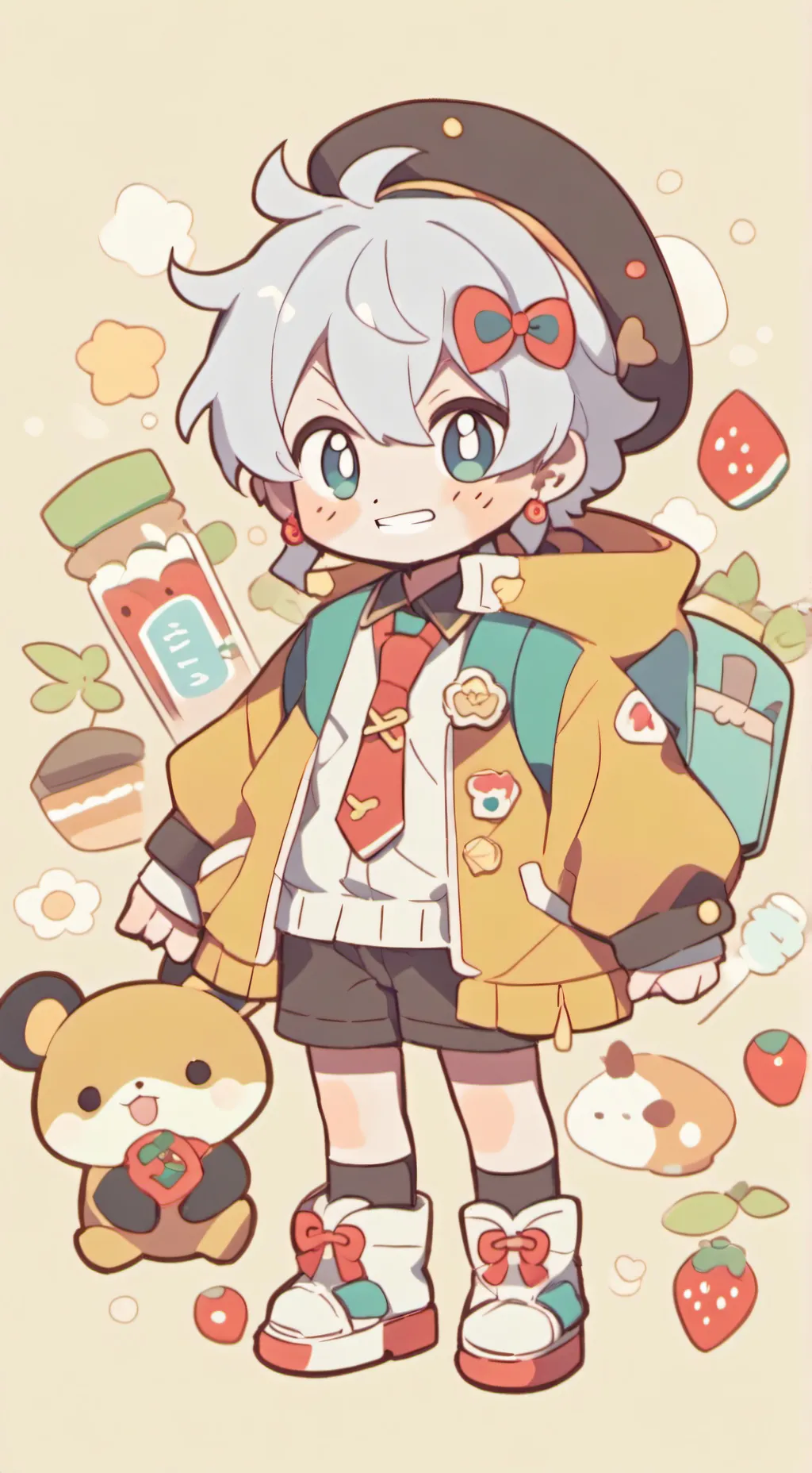 ai character: New Day background