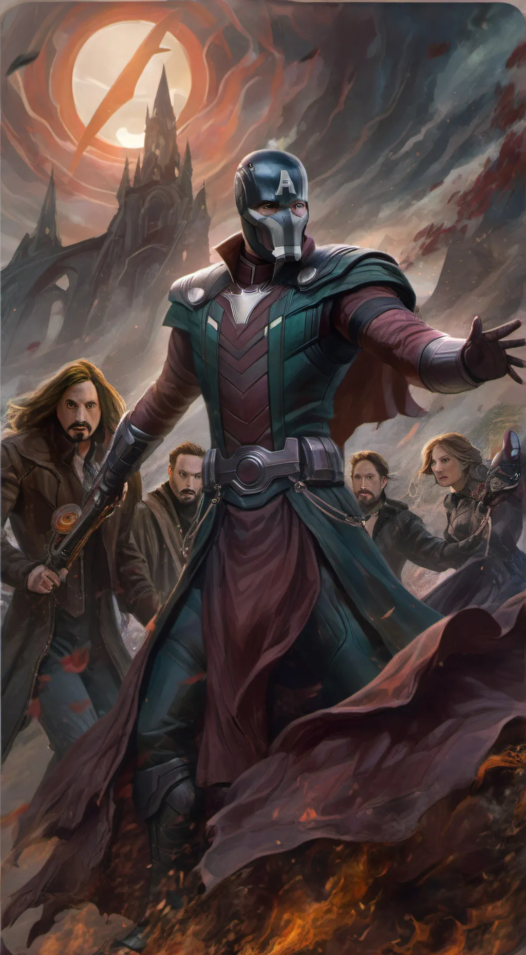 ai character: avengers 23 background