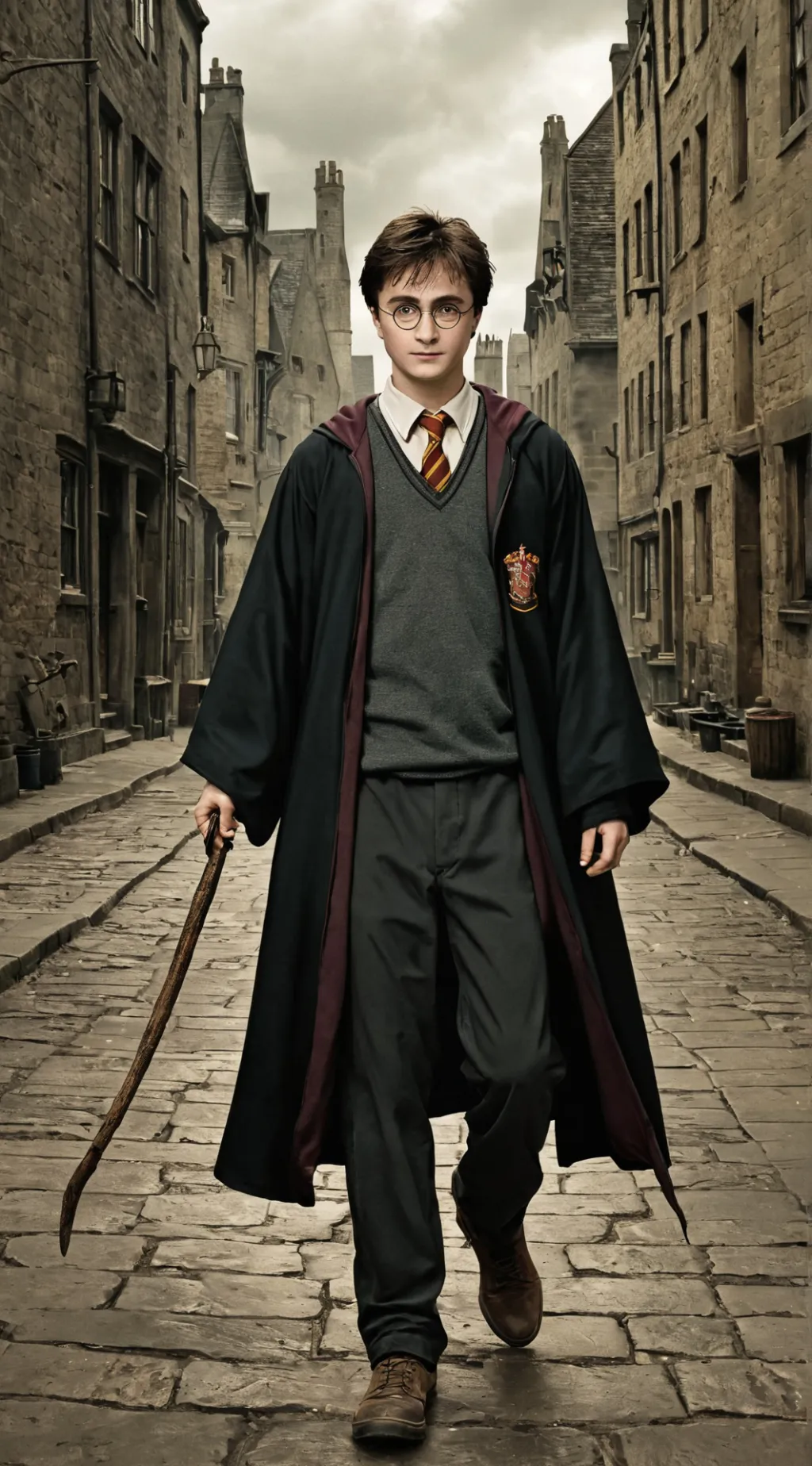 ai character: Hogwarts background