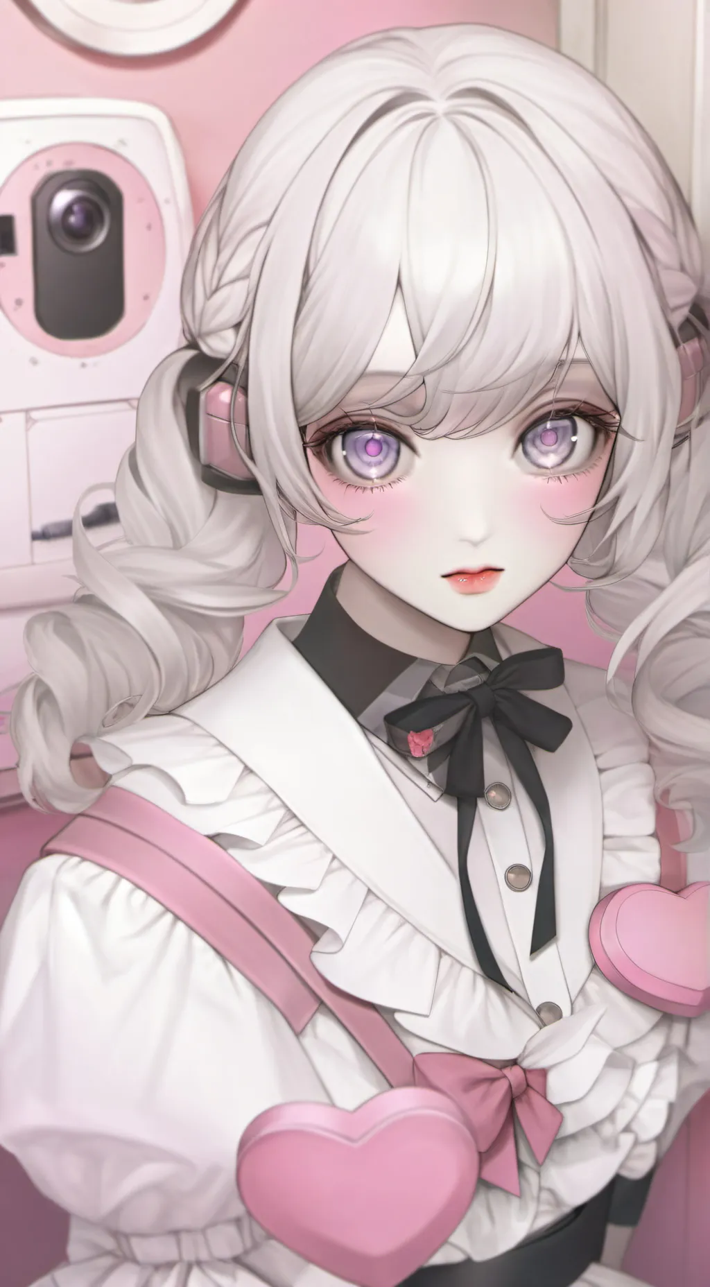 ai character: uzi doorman  background