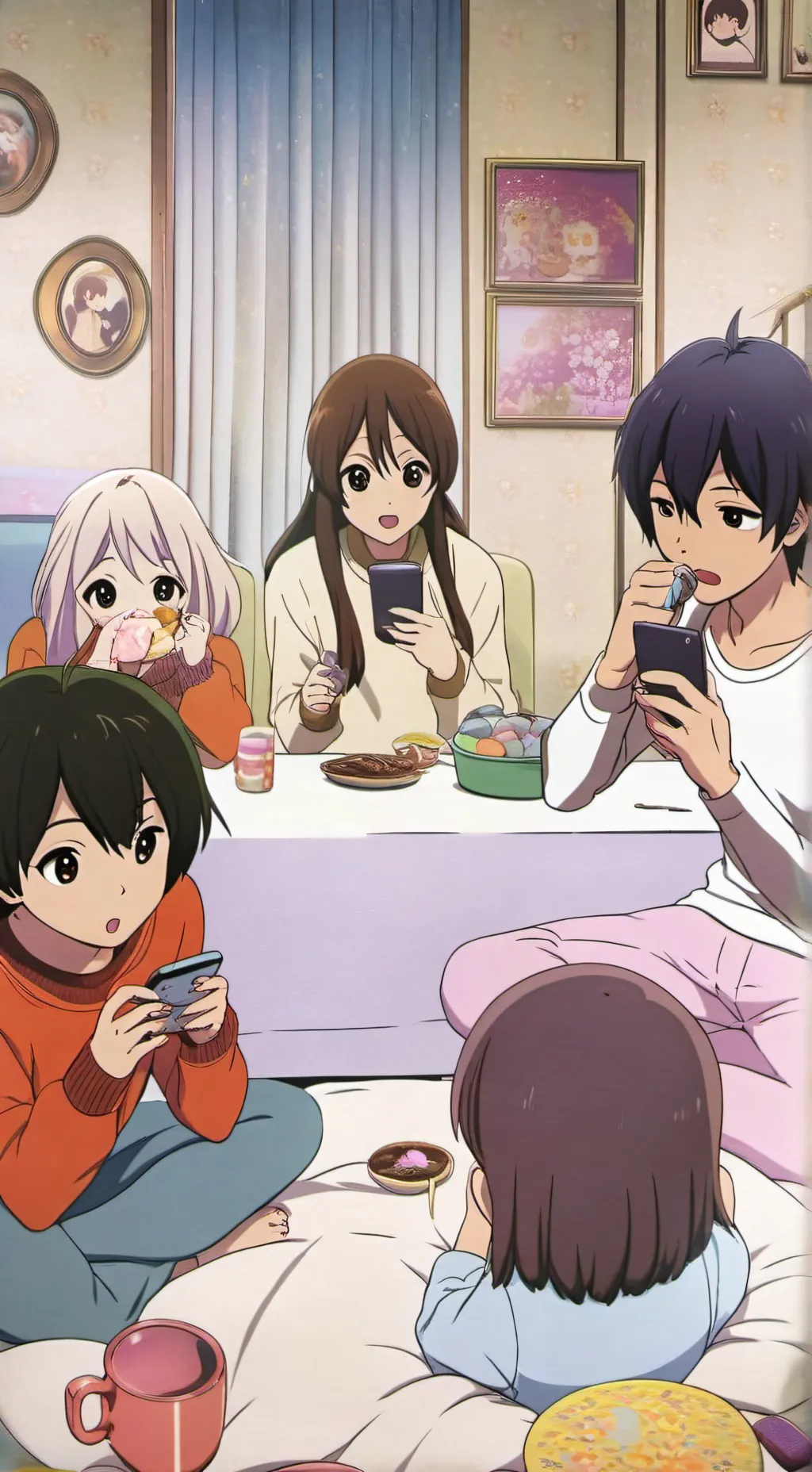 ai character: Sleepover (MHA) background