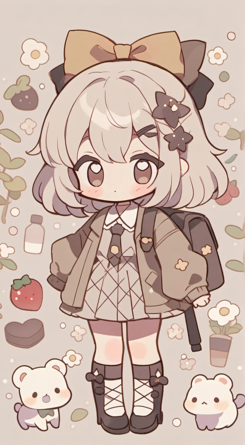 ai character: irmã fofa background