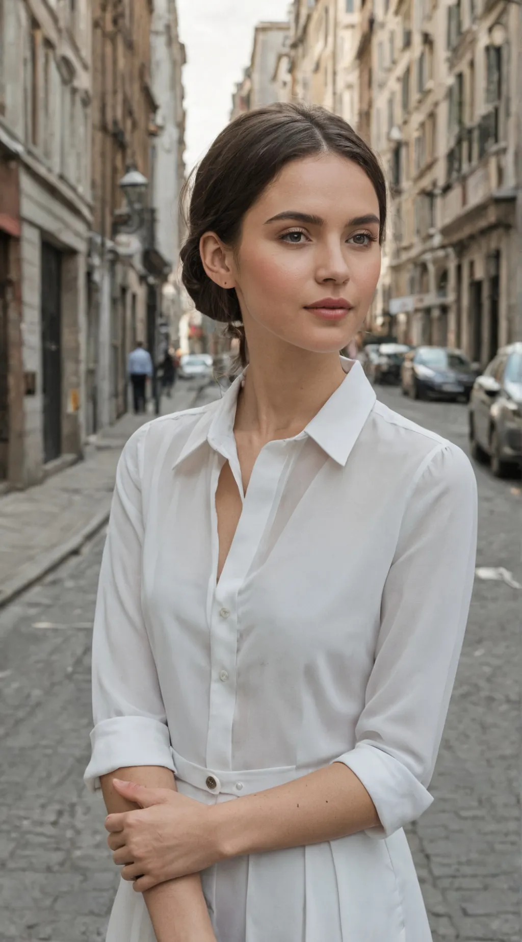 ai character: Laura  background