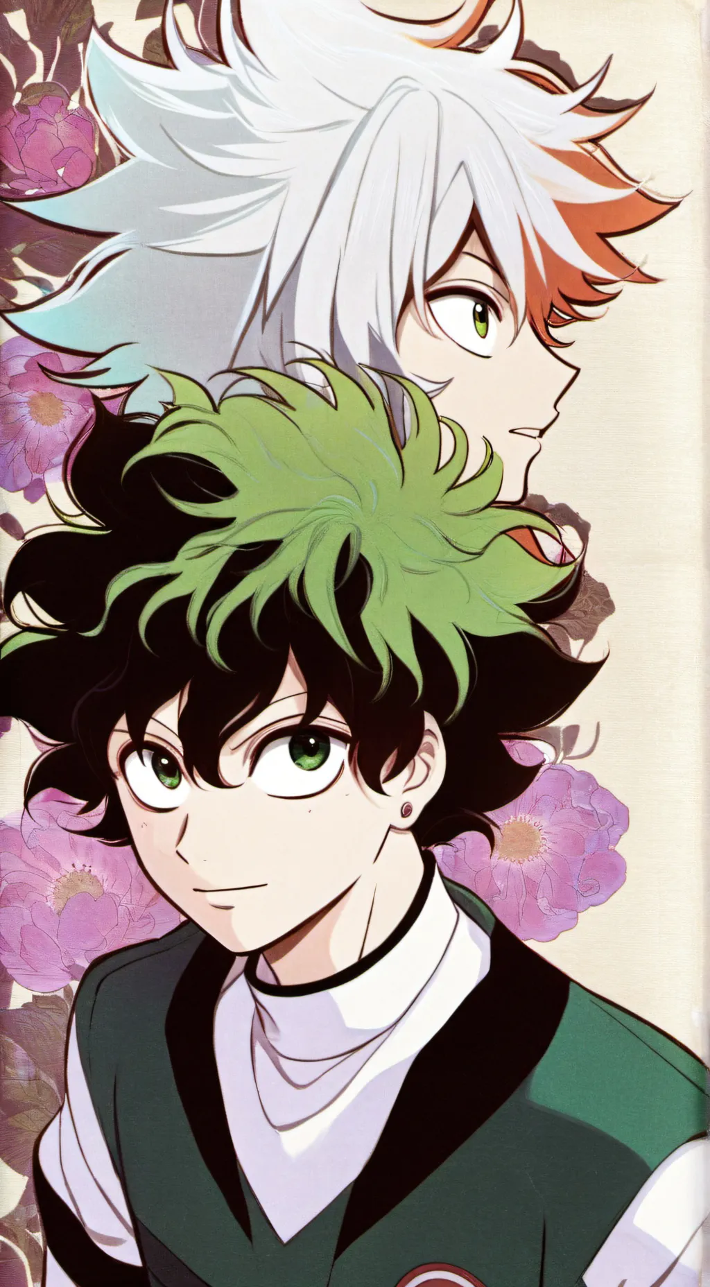 ai character: Katsuki x Izuku background