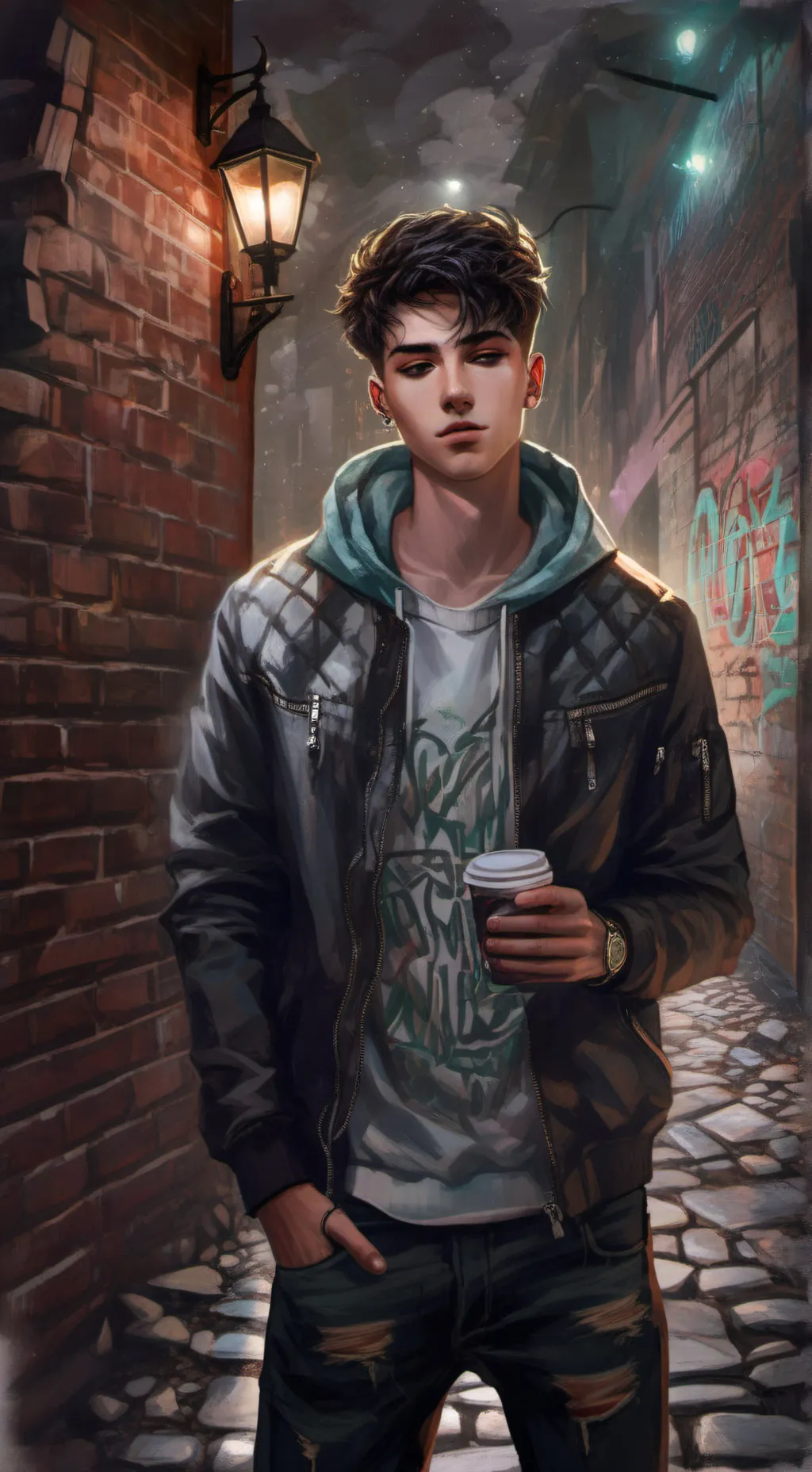 ai character: ludovique  background
