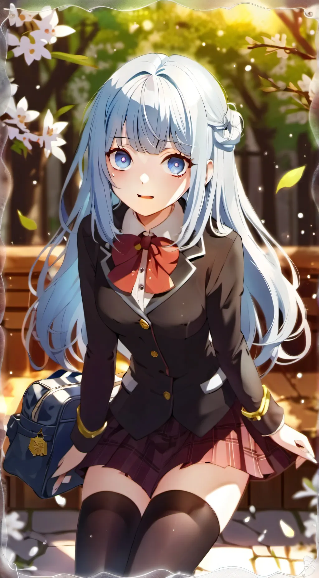 ai character: Sapphire. background