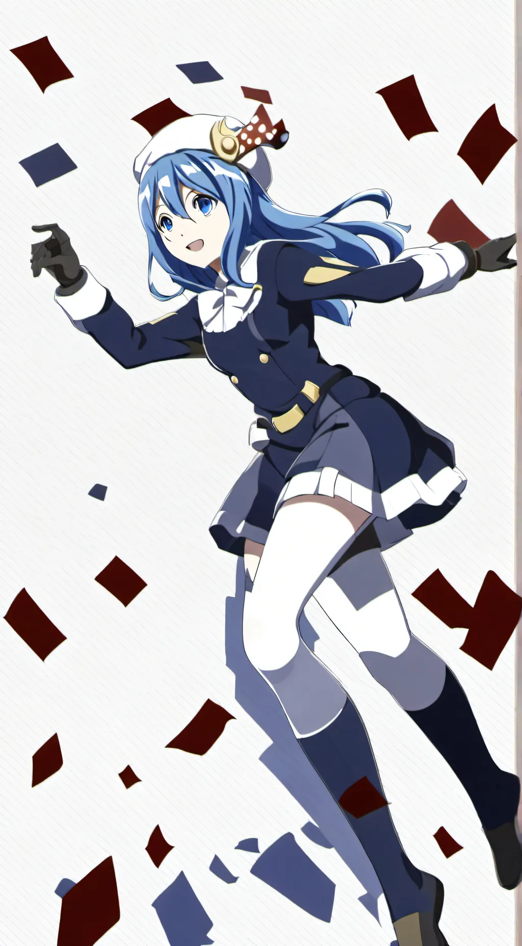 ai character: juvia lobster background