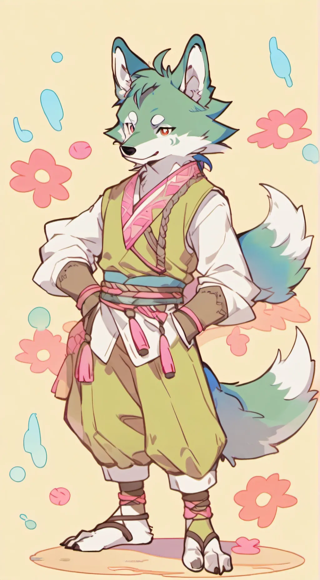 ai character: Nyanwolf (Kevin) background