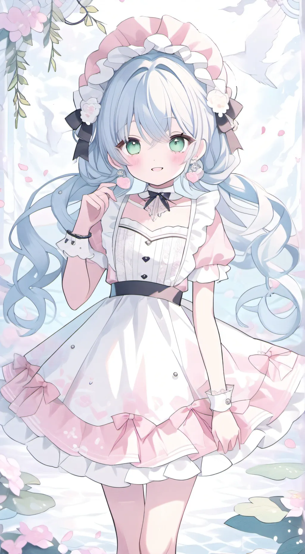 ai character: monde féerique background