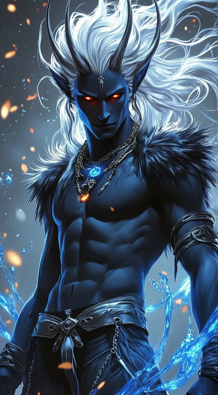 ai character: Ruekrua WaterGod background