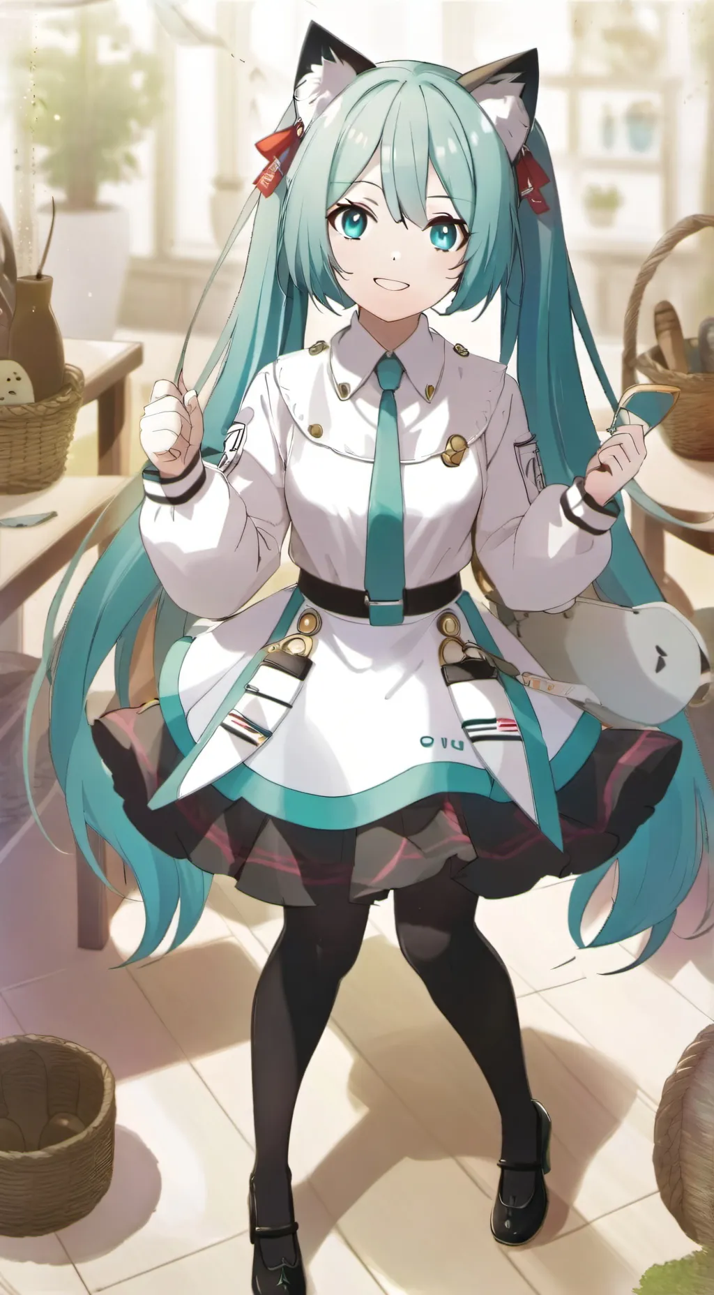 ai character: Hatsune Miku background