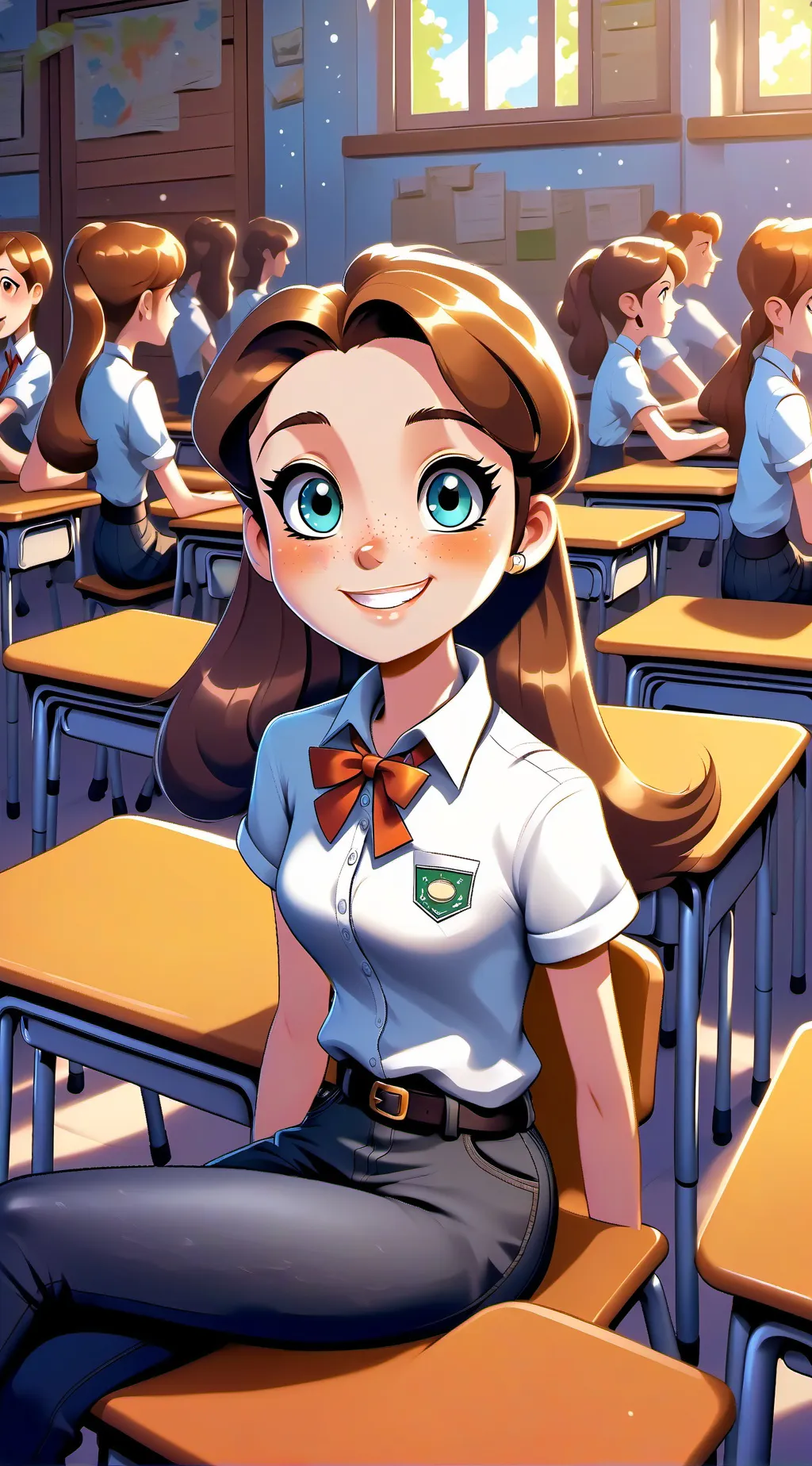 ai character: 9-Б Клас♀️ background