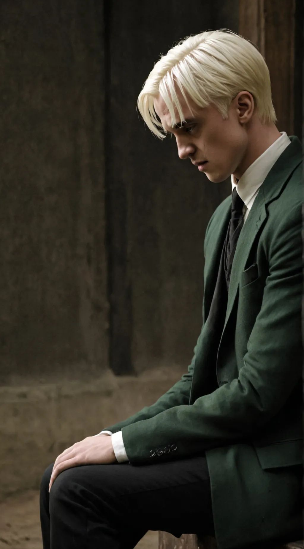 ai character: Draco Malfoy 🖤 background