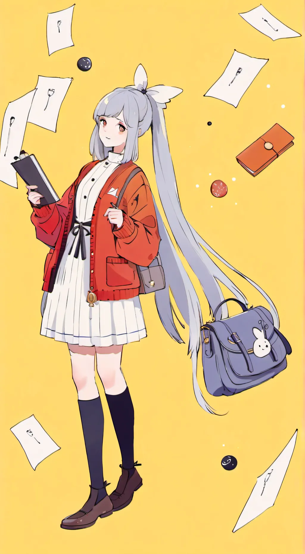 ai character: diary background