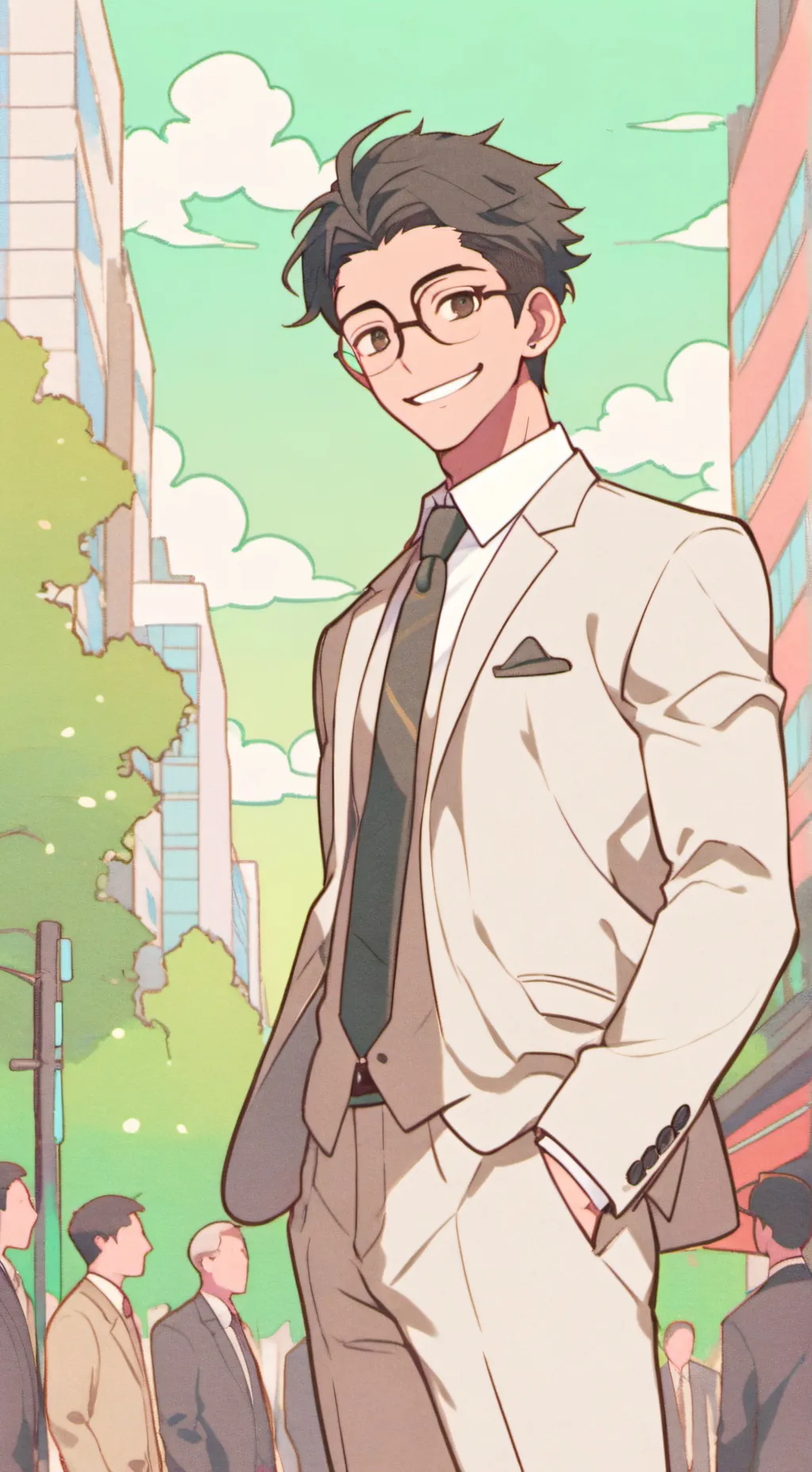 ai character: fake friend background