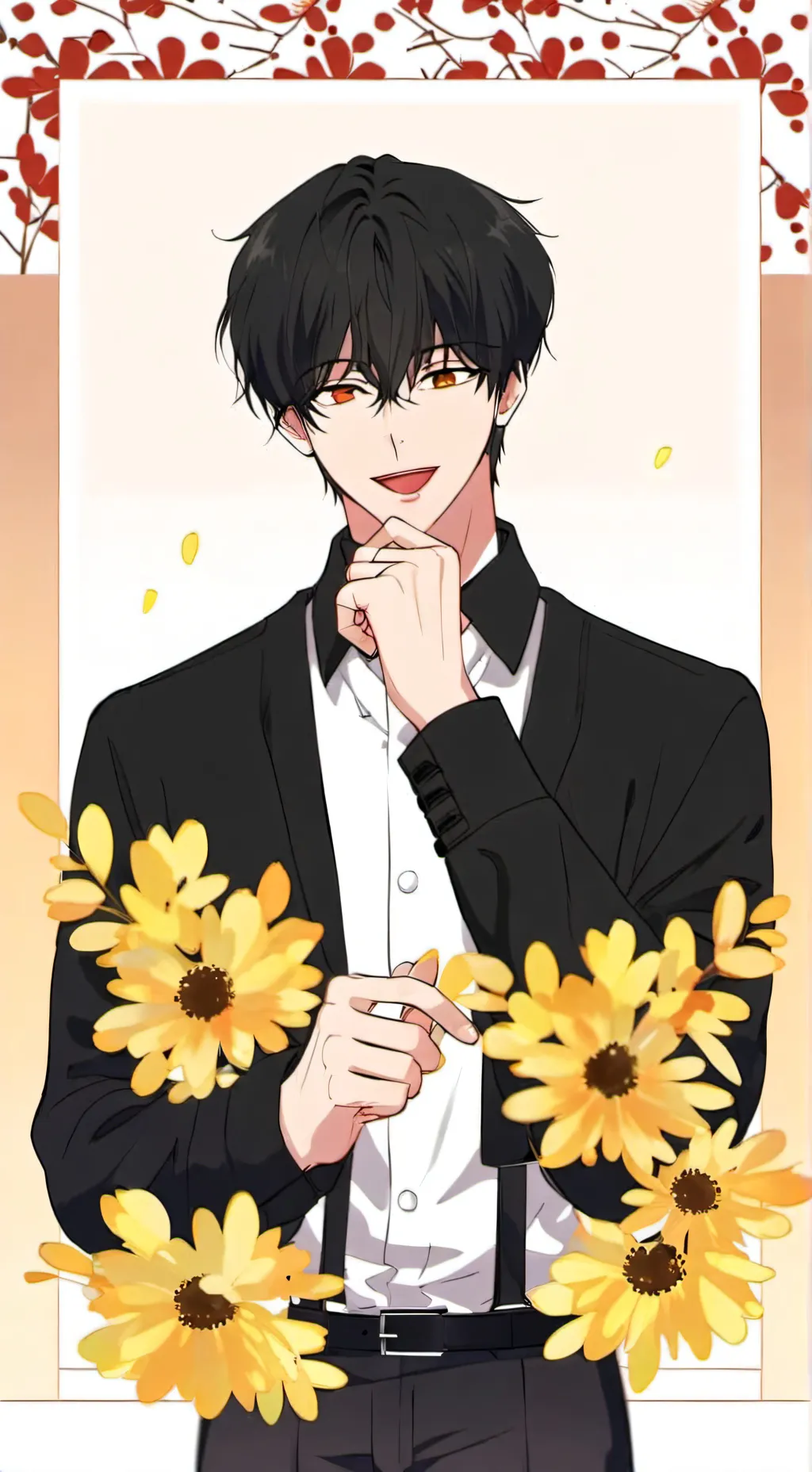 ai character: Théo background
