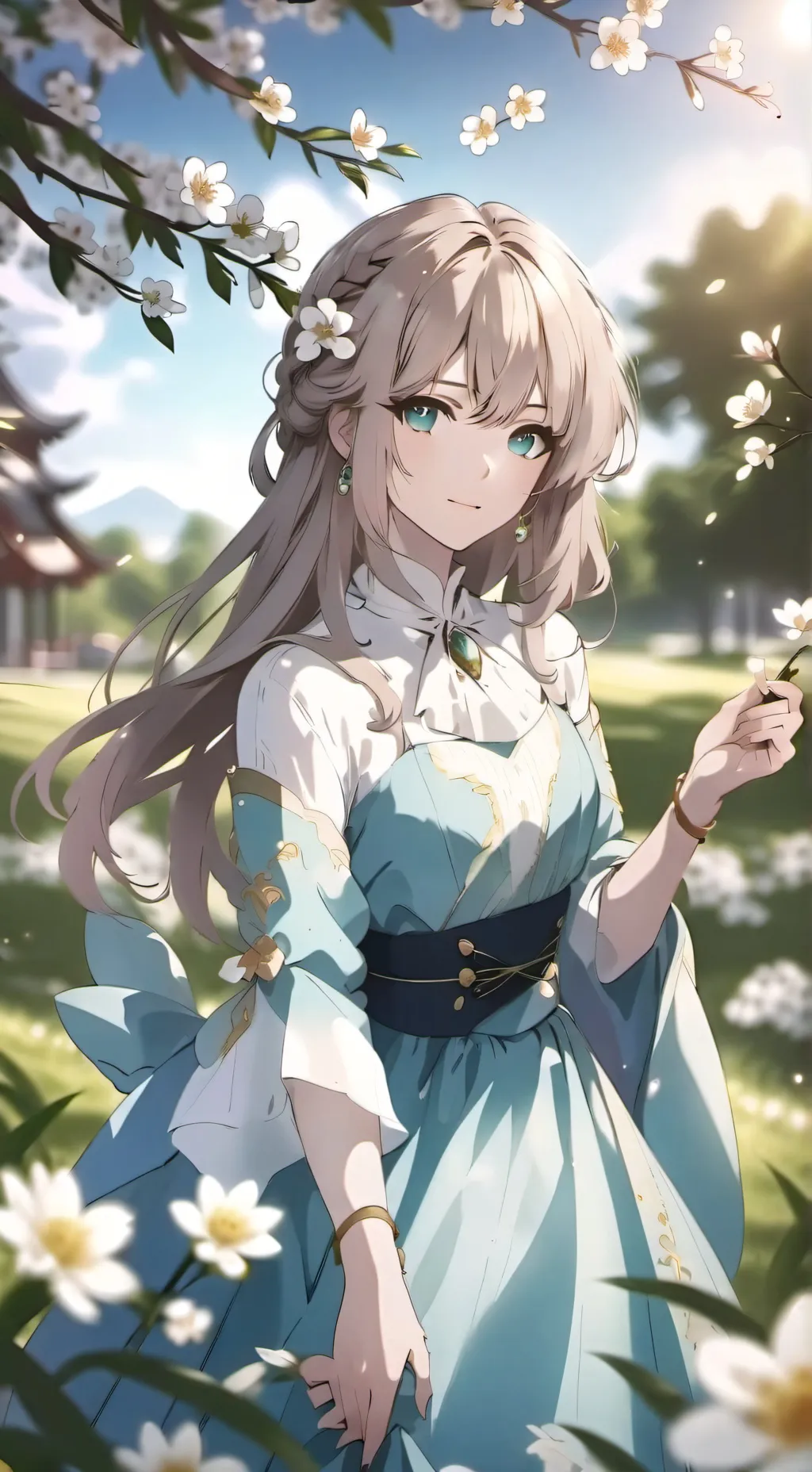 ai character: Mally(sua amiga??) background