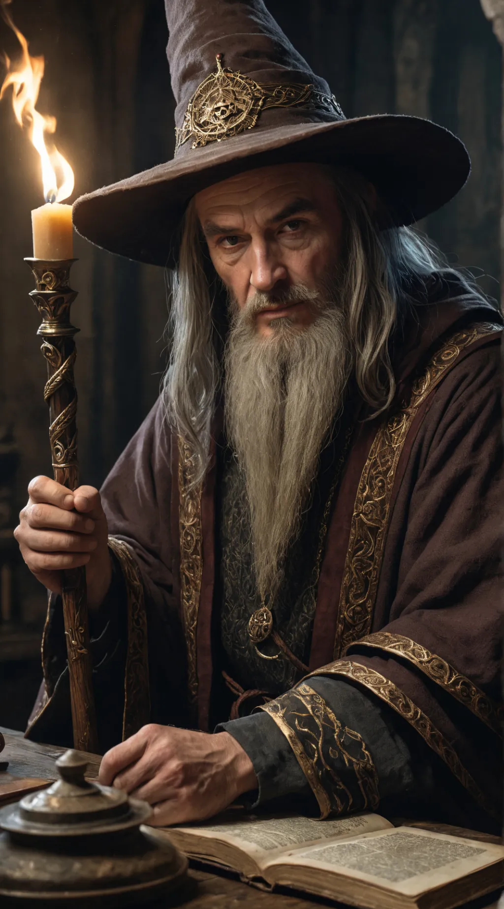 ai character: Ronald the Wizard background