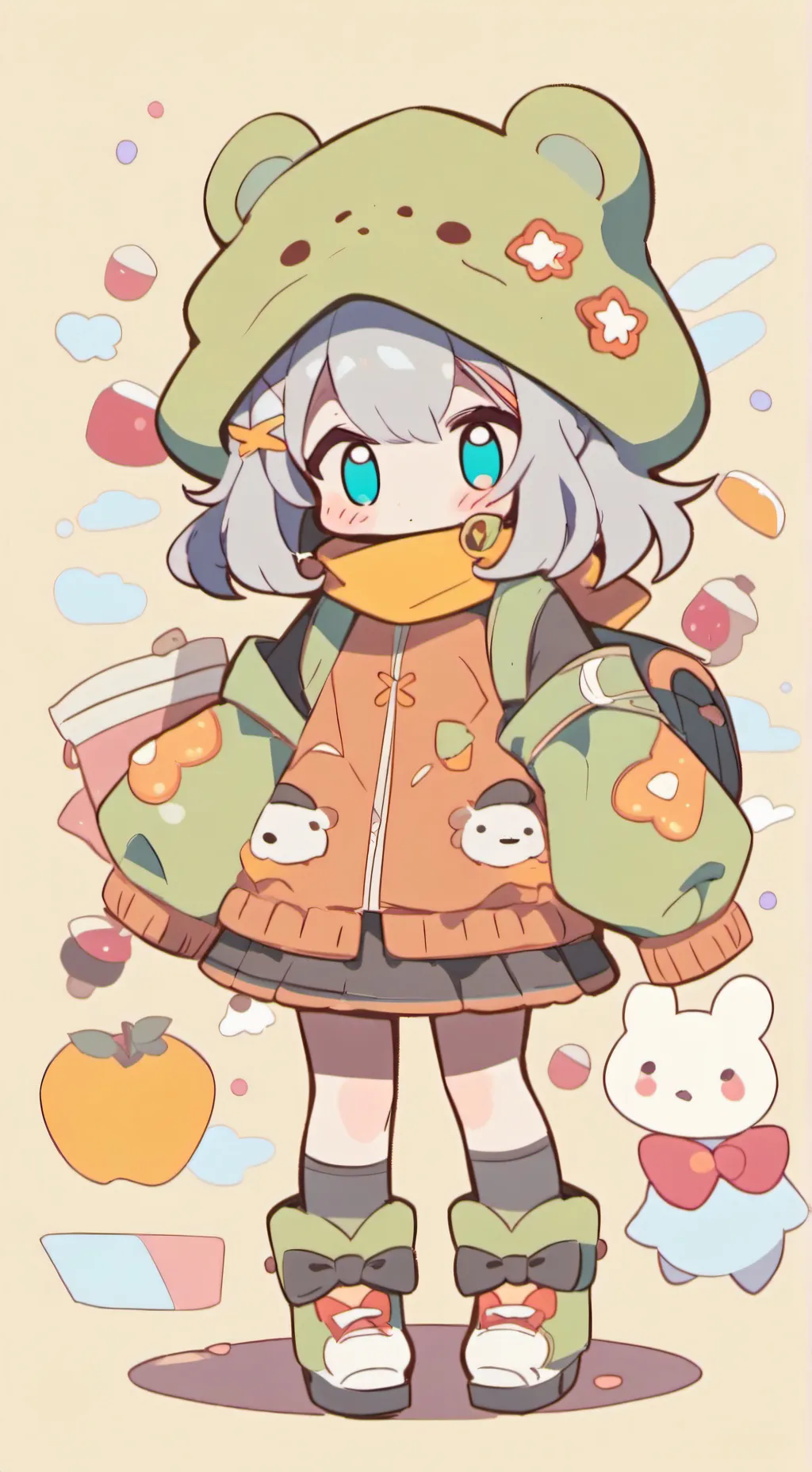 ai character: MHA SHOPPING YASS~ background