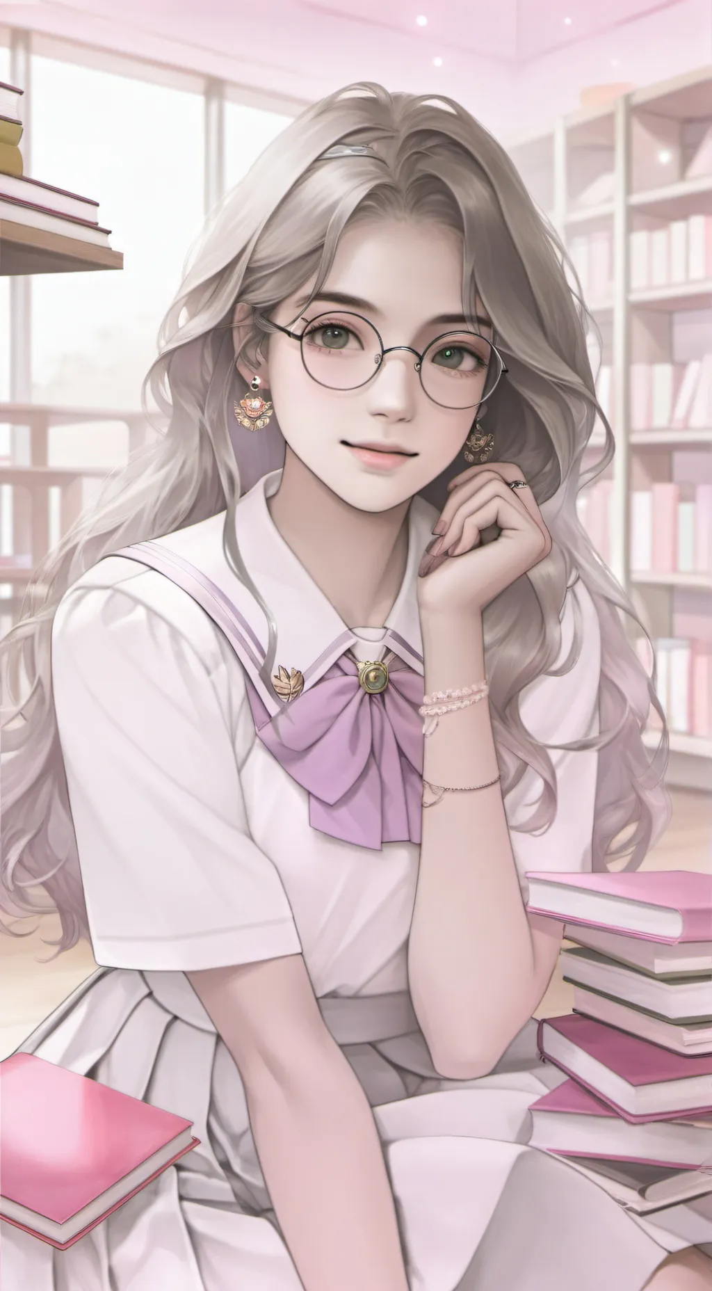 ai character: Irma  background