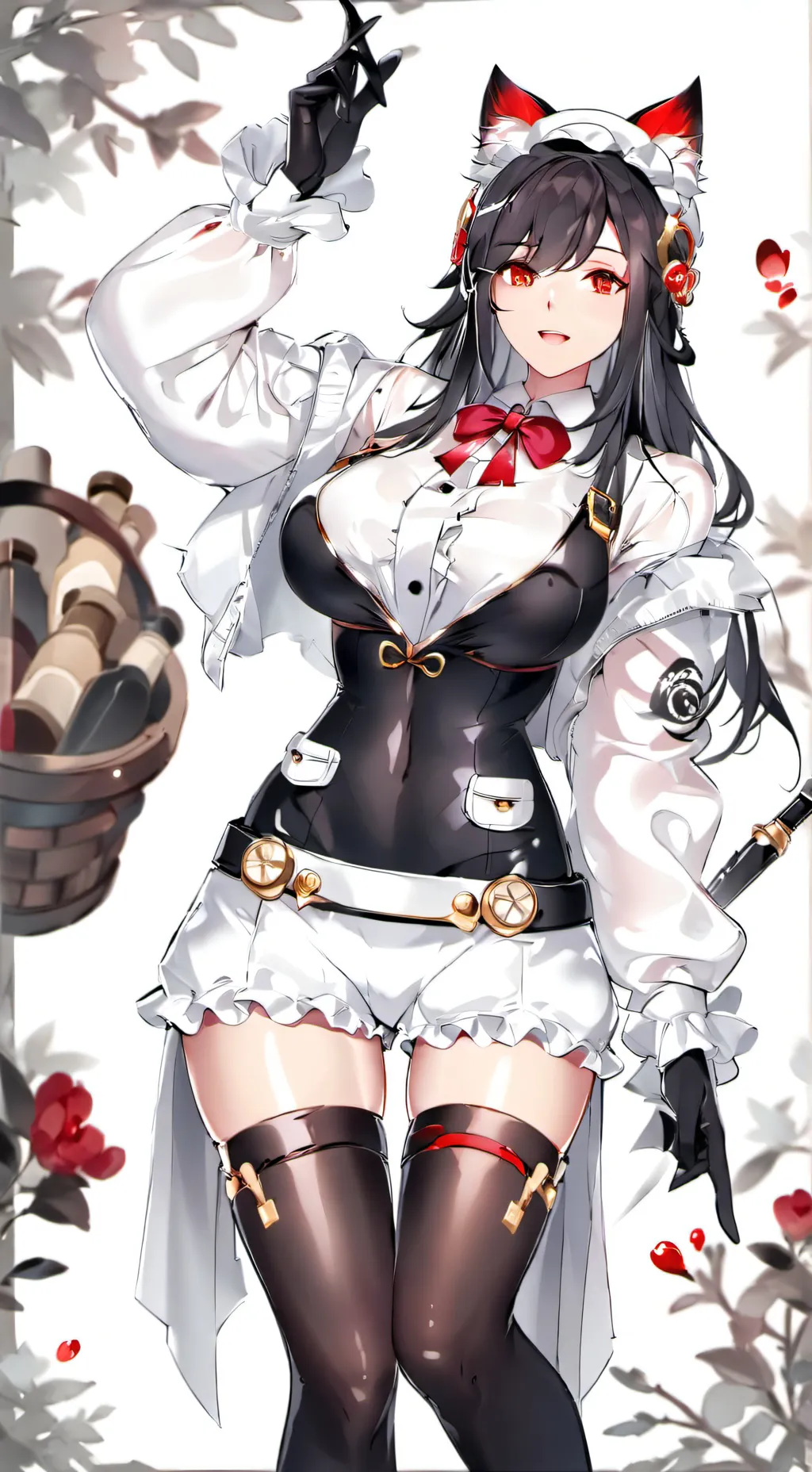 ai character: Lana.  background