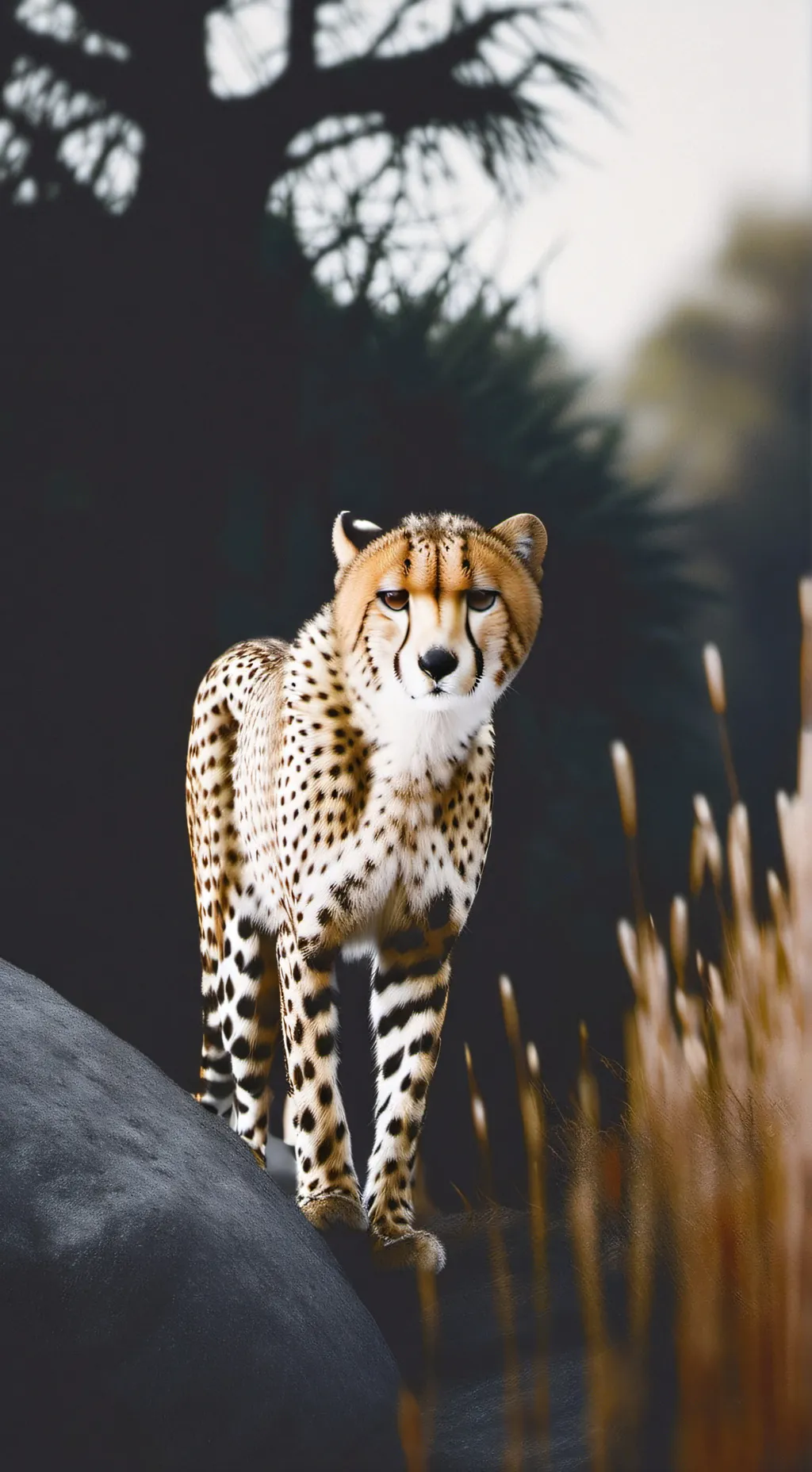 ai character: Cheetah life background